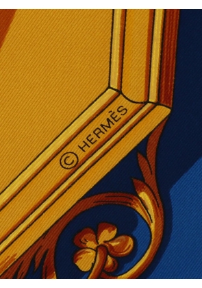 Hermès Pre-Owned Carre 90 Dies et Hore scarf - Blue