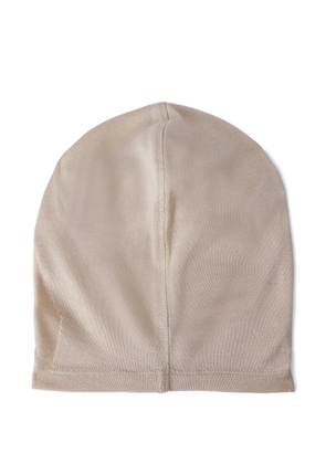 SKIN SERIES fine-knit balaclava - Neutrals