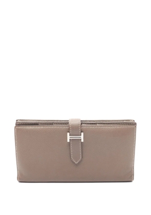 Hermès Pre-Owned 2016 Béarn Soufflé bi-fold wallet - Brown