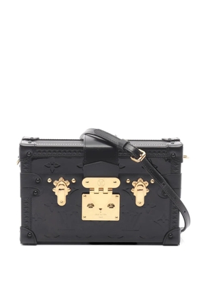 Louis Vuitton Pre-Owned 2019 Petite Malle Monogram Vernis shoulder bag - Black