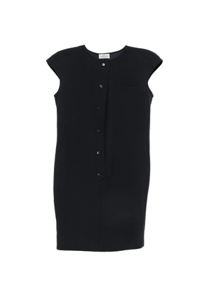Valentino Garavani Pre-Owned 1980s button-up midi dress - Black