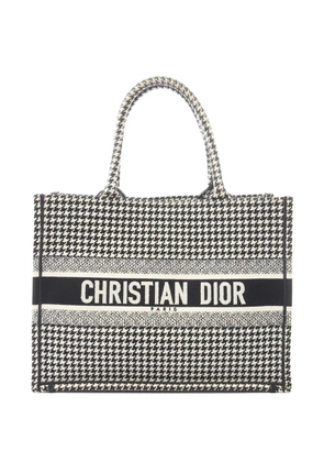 Christian Dior Pre-Owned 2000s Book Tote houndstooth tote bag - Black