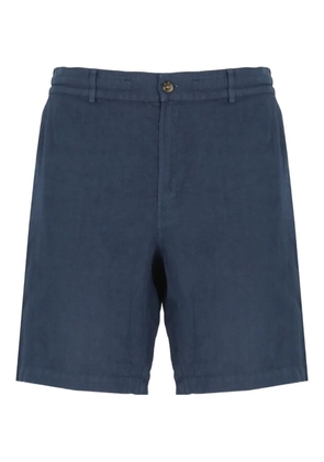 MC2 Saint Barth Ischia linen bermuda shorts - Blue