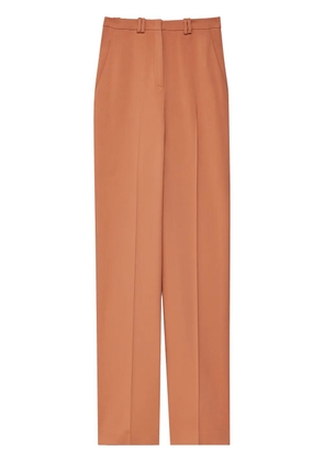 Another Tomorrow straight-leg viscose trousers - Orange