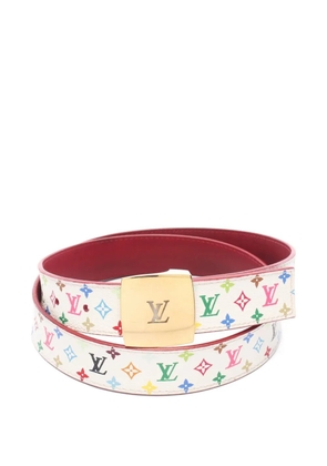 Louis Vuitton Pre-Owned 2006 Monogram Multicolor reversible belt - White
