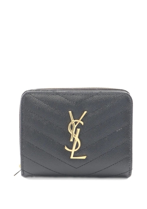 Saint Laurent Pre-Owned 2020s Monogram bi-fold wallet - Black