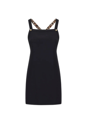 Roberto Cavalli cross-back mini dress - Black