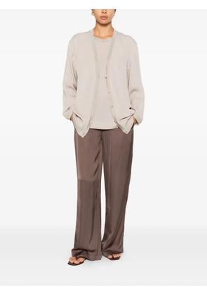 Giorgio Armani button-up jacket and blouse - Neutrals