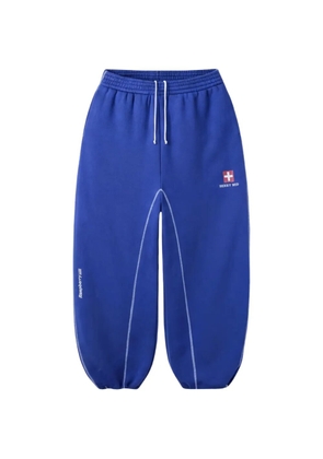 GV Gallery logo-patch track pants - Blue