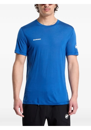 Mammut logo-print short-sleeve T-shirt - Blue