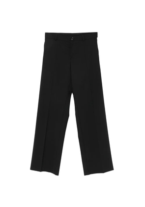 Marie Adam-Leenaerdt pressed-crease tailored trousers - Black