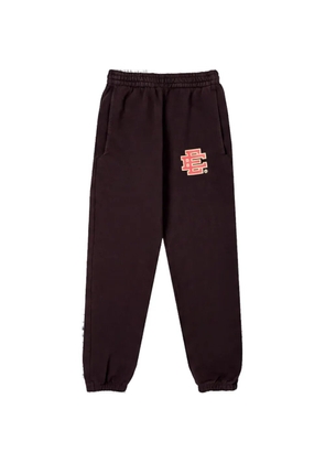 ERIC EMANUEL logo-print track pants - Brown