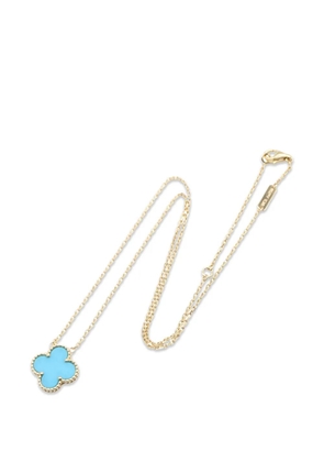 Van Cleef & Arpels Pre-Owned 2010 Vintage Alhambra turquoise necklace - Gold