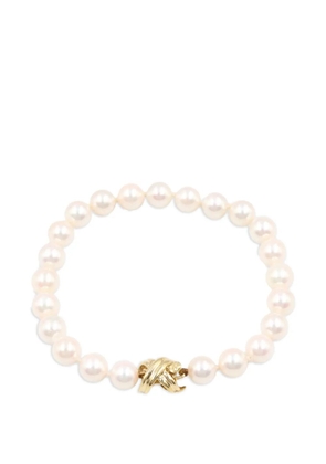 Tiffany & Co. Pre-Owned Pearl signature bracelet - Gold