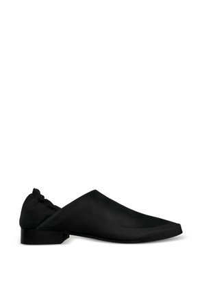 Omar Afridi elasticated-heel boat shoes - Black