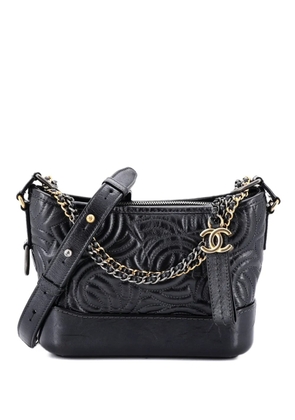 CHANEL Pre-Owned Gabrielle CC Stitched Calfskin Small hobo bag - Black