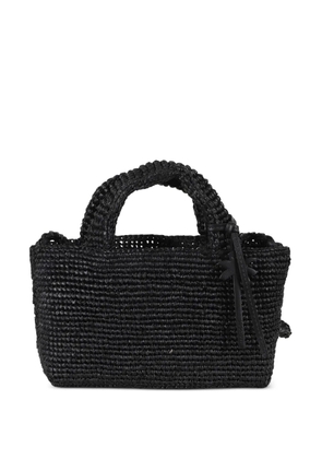 Manebi woven-design tote bag - Black
