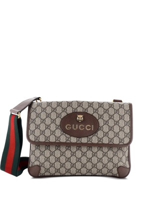 Gucci Pre-Owned Neo Vintage Flap Messenger GG Coated Canvas Medium crossbody bag - Brown