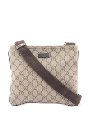 Gucci Pre-Owned 2000s GG Supreme Canvas shoulder bag - Neutrals
