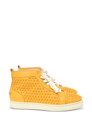 Christian Louboutin Pre-Owned Louis Spike high-top sneakers - Yellow