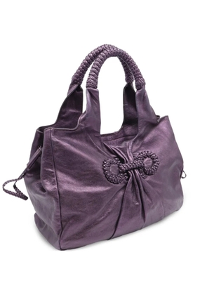 Ferragamo Pre-Owned Gancio Intrecc shoulder bag - Purple