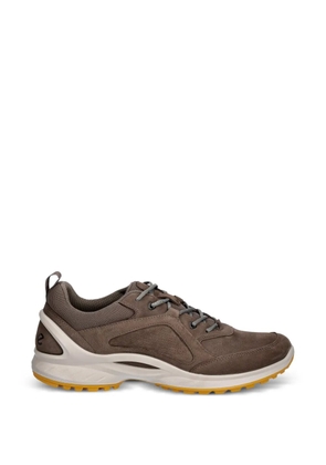 ECCO Biom Energi perforated leather sneakers - Brown