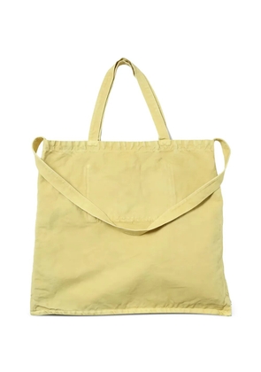 Kaptain Sunshine crinkle-effect tote bag - Yellow