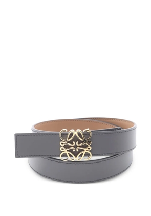Loewe Pre-Owned reversible Anagram leather belt - Neutrals