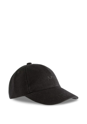 A.P.C. Charlie logo-embroidered baseball cap - Black