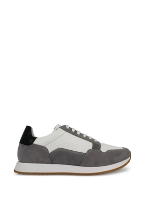 G. Brown Shoes panelled leather sneakers - White