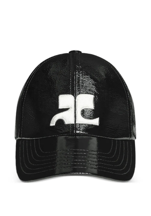 Courrèges AC-logo vinyl cap - Black