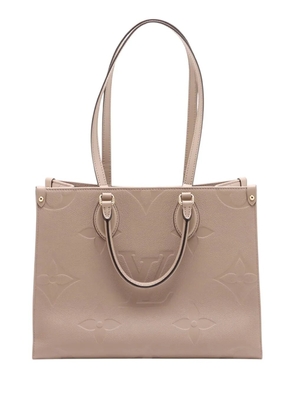 Louis Vuitton Pre-Owned 2021-2026 Monogram Empreinte OnTheGo MM satchel - Neutrals