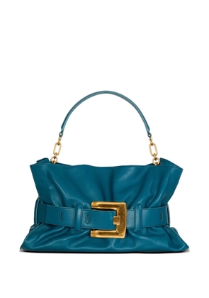 Balmain medium Anthem bag in smooth leather - Blue