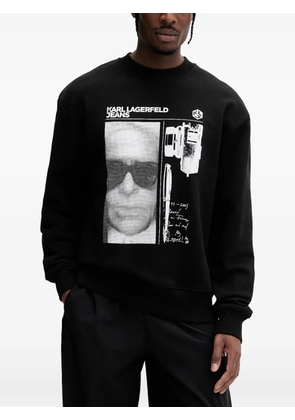 Karl Lagerfeld Jeans graphic-print sweatshirt - Black