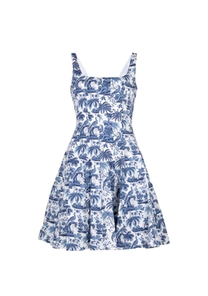 STAUD Wells mini dress - Blue