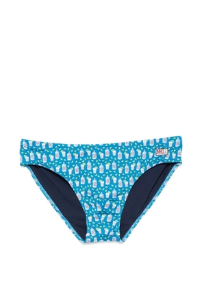 MC2 Saint Barth Cayo gin-print swimming trunks - Blue