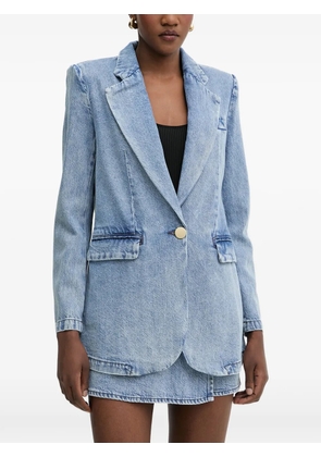 Armani Exchange single-breasted denim blazer - Blue