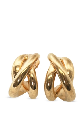 Panconesi Blow Up Huggies hoop earrings - Gold