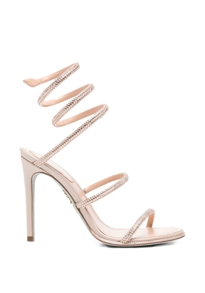 René Caovilla Cleo crystal-embellished sandals - Pink
