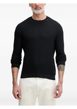 Armani Exchange ribbed-knit sweater - Black