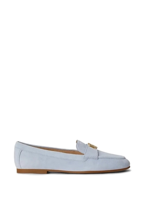Lauren Ralph Lauren Averi III logo-plaque suede loafers - Blue