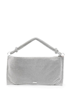 Cult Gaia Hera rhinestone-embellished shoulder bag - Silver