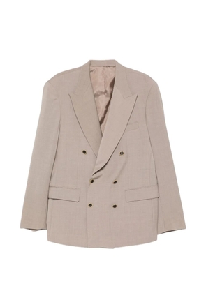 MARSEM double-breasted peak-lapels blazer - Neutrals
