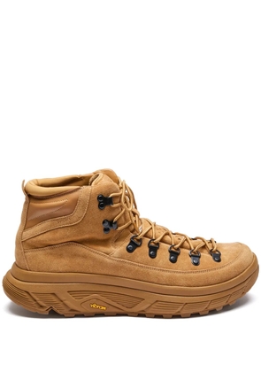 Suicoke lace-up suede boots - Brown