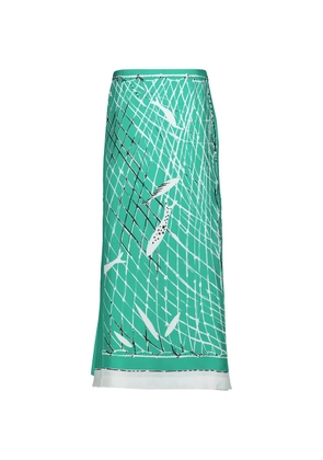 Altuzarra Linnie straight-leg maxi skirt - Green