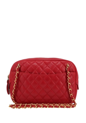 CHANEL Pre-Owned 1991 Camera quilted handbag - Red