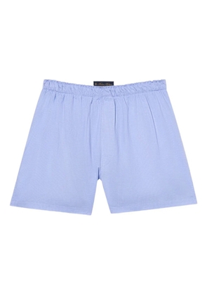 Brooks Brothers micro-effect cotton boxer shorts - Blue