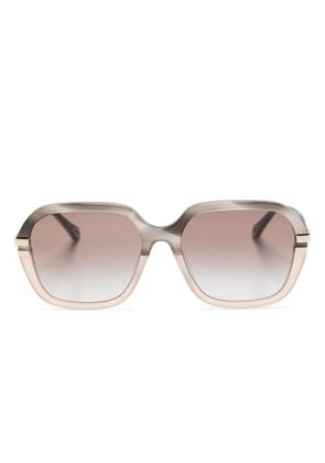 Chloé Eyewear ombré-effect square-frame sunglasses - Neutrals