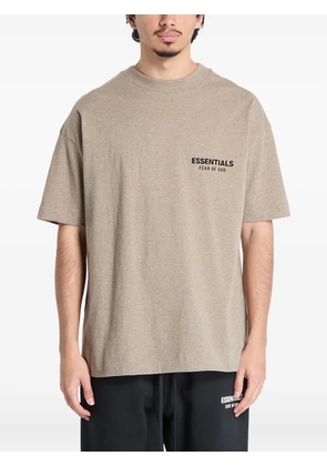 FEAR OF GOD ESSENTIALS logo-print T-shirt - Brown