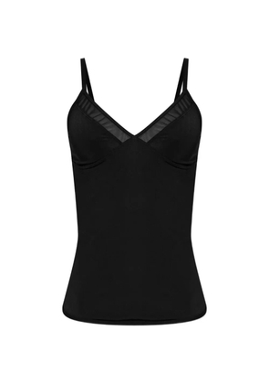 Heist The Sheer mesh-panelled V-neck bodysuit - Black